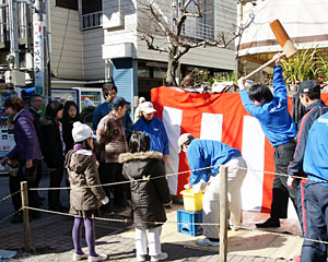 もちつき大会会場