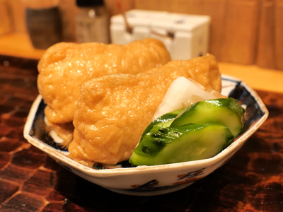 母の手作りいなり